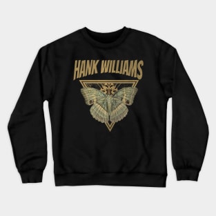 Hank Williams // Fly Away Butterfly Crewneck Sweatshirt